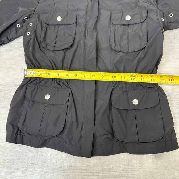 United Colors Of Benetton Black Utility Jacket Size 42 US 6 - Picture 13 of 17